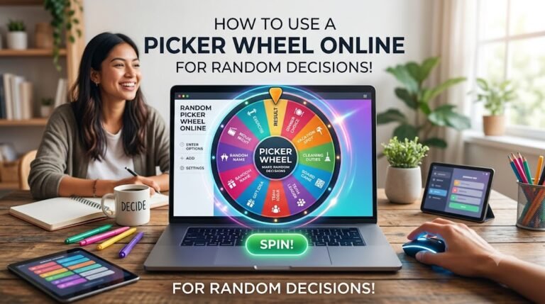 How to Use a Picker Wheel Online for Random Decisions