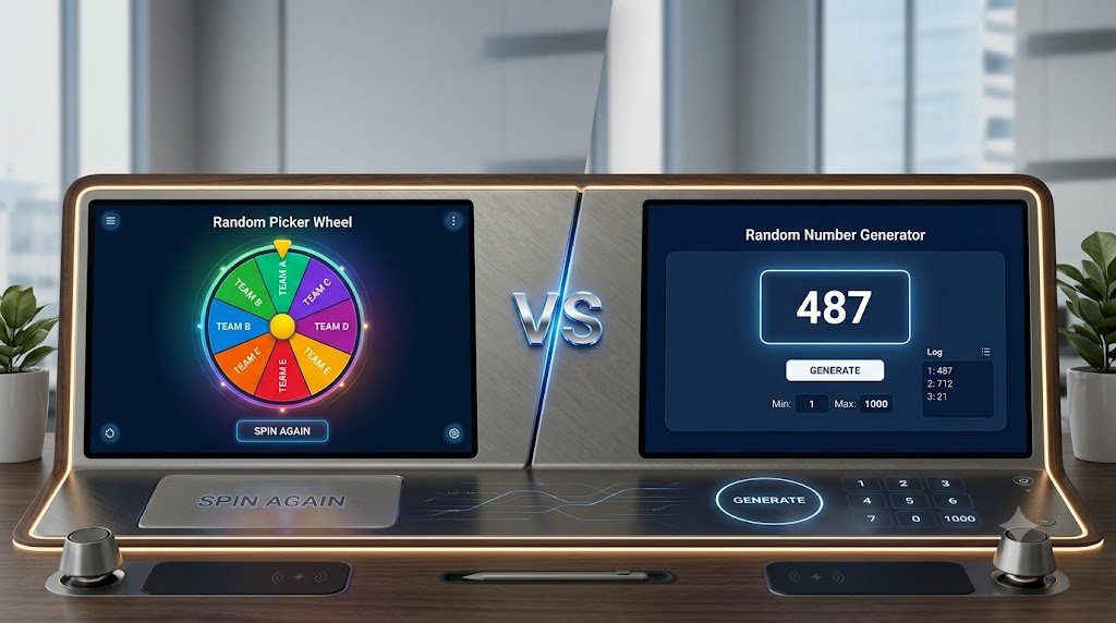Random Picker Wheel vs Random Number Generator